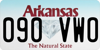 AR license plate 090VWO