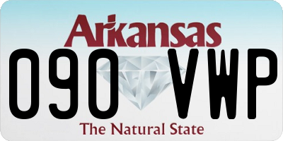 AR license plate 090VWP