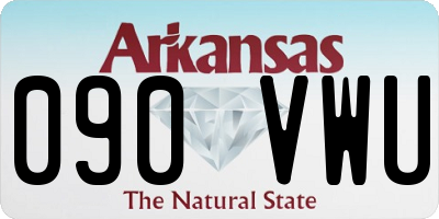 AR license plate 090VWU