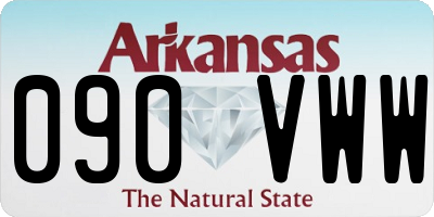 AR license plate 090VWW