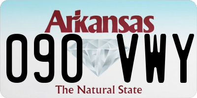 AR license plate 090VWY