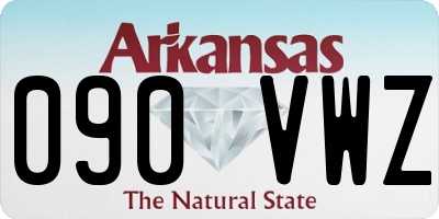 AR license plate 090VWZ