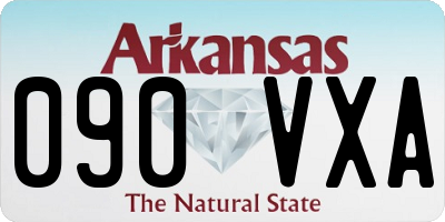 AR license plate 090VXA