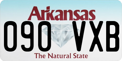 AR license plate 090VXB