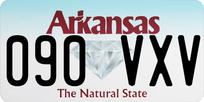 AR license plate 090VXV