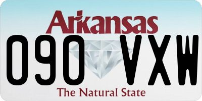 AR license plate 090VXW