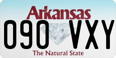 AR license plate 090VXY