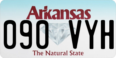 AR license plate 090VYH