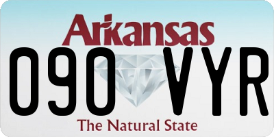 AR license plate 090VYR