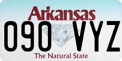 AR license plate 090VYZ