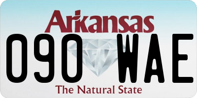 AR license plate 090WAE