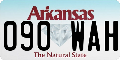 AR license plate 090WAH