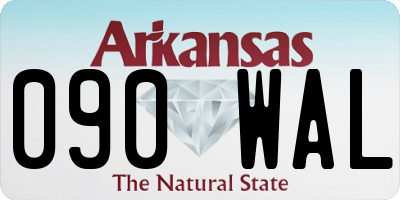 AR license plate 090WAL