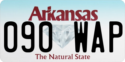 AR license plate 090WAP