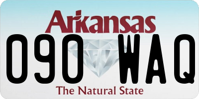 AR license plate 090WAQ