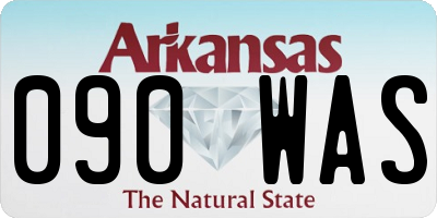 AR license plate 090WAS