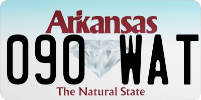 AR license plate 090WAT