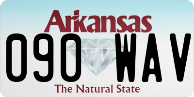 AR license plate 090WAV