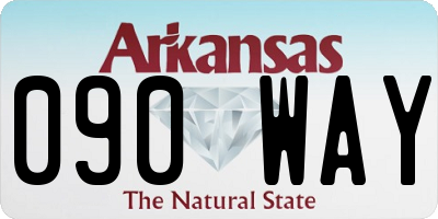 AR license plate 090WAY