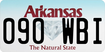 AR license plate 090WBI