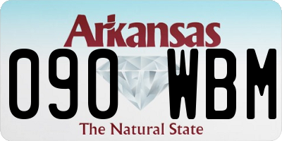 AR license plate 090WBM