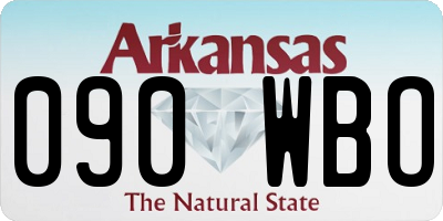AR license plate 090WBO