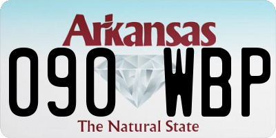 AR license plate 090WBP
