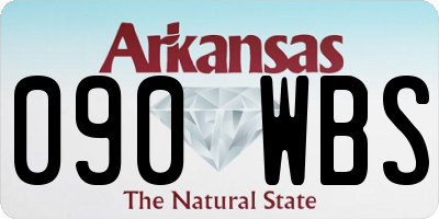 AR license plate 090WBS