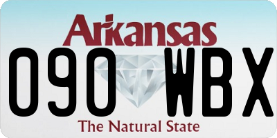 AR license plate 090WBX