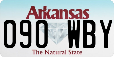 AR license plate 090WBY