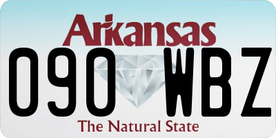 AR license plate 090WBZ