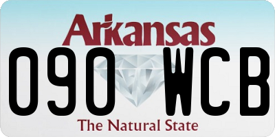 AR license plate 090WCB