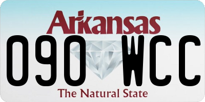 AR license plate 090WCC