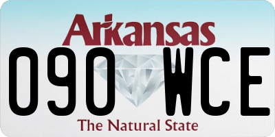 AR license plate 090WCE