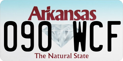 AR license plate 090WCF