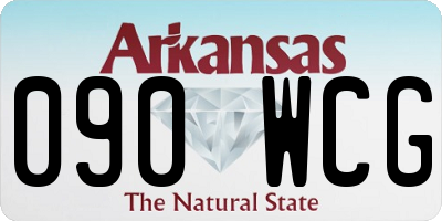 AR license plate 090WCG