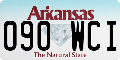 AR license plate 090WCI