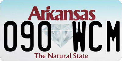 AR license plate 090WCM