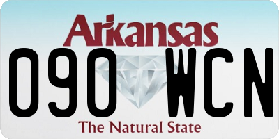 AR license plate 090WCN