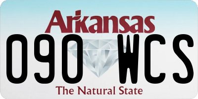 AR license plate 090WCS