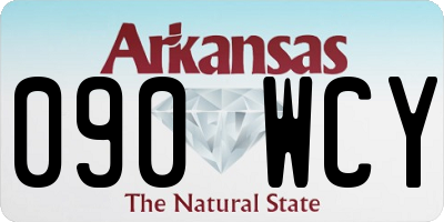 AR license plate 090WCY