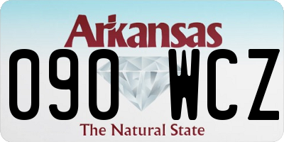 AR license plate 090WCZ