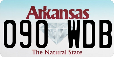 AR license plate 090WDB