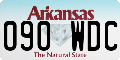 AR license plate 090WDC