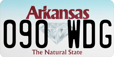 AR license plate 090WDG