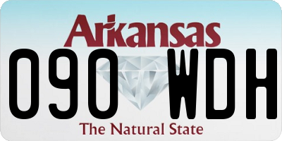 AR license plate 090WDH
