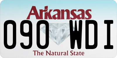 AR license plate 090WDI