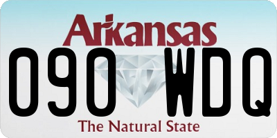 AR license plate 090WDQ