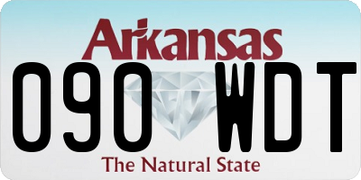 AR license plate 090WDT