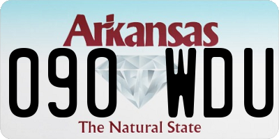AR license plate 090WDU
